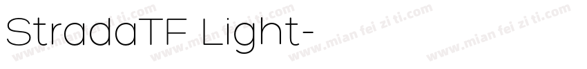 StradaTF Light字体转换